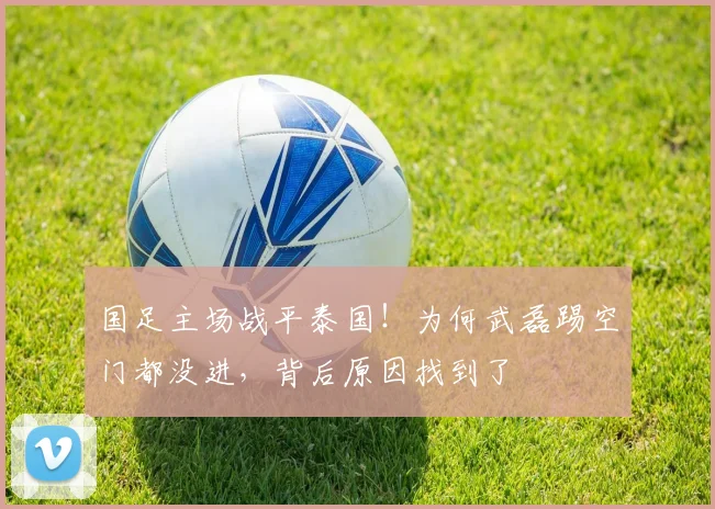 国足主场战平泰国！为何武磊踢空门都没进，背后原因找到了